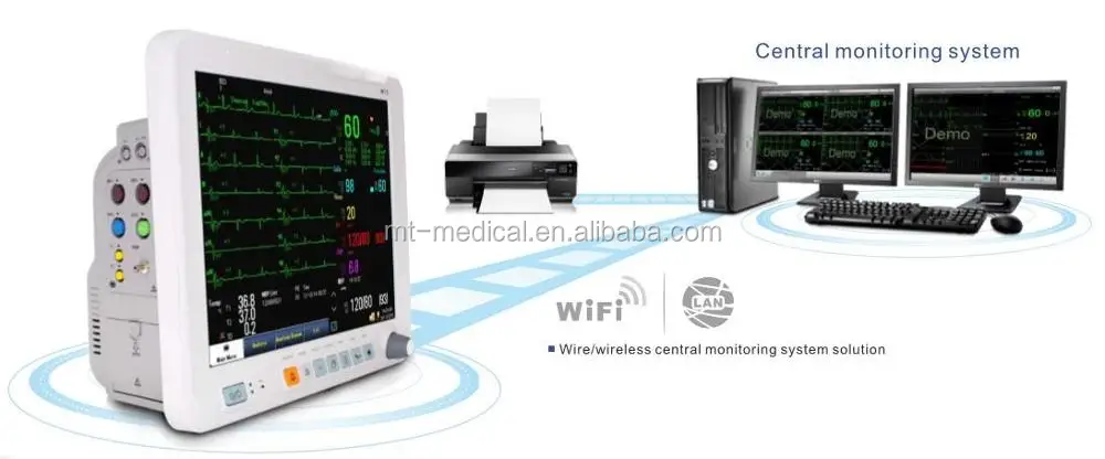 Hospital Patient Monitor Portable Multi-parameter Monitor Price for sale