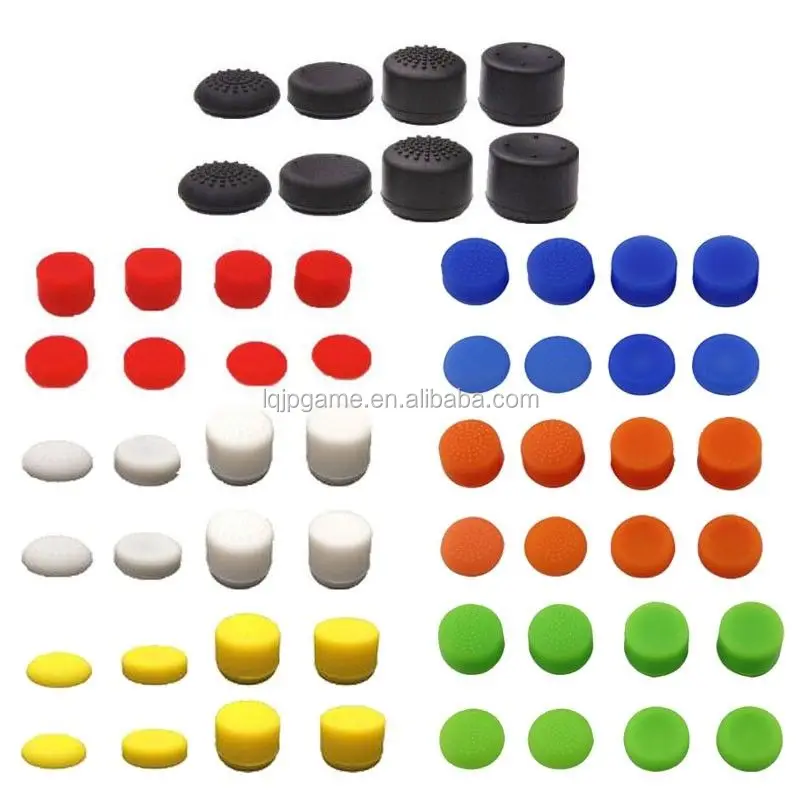 8 PCS Thumb Grips Cap for PS4/Xbox One/360/Nintendo Switch Controller Rubber Joystick Grips Cover