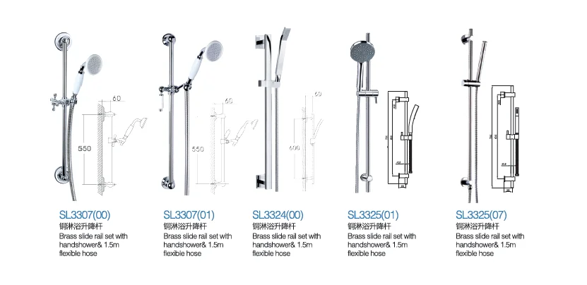 Chinese Supplier thermostatic shower mixer with rain shower