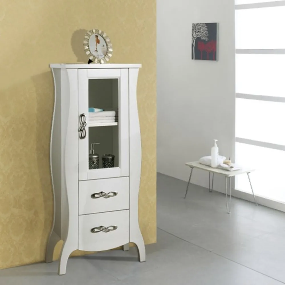 7 Layer Painting White Bathroom Linen Cabinets Buy Linen