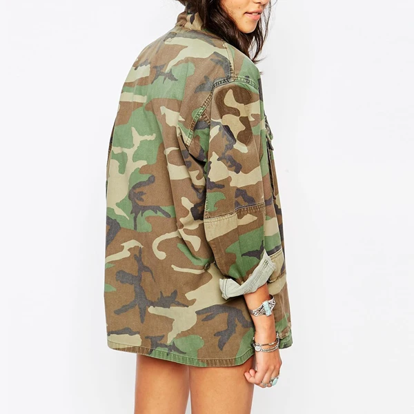 Manufacturer Wholesale Clothes Fall Camo Ladies Jackets - Buy Ladies ...