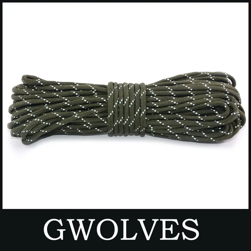 550 Paracord/parachute Cord Type Iii 7 Strand 4mm 550lb Breaking