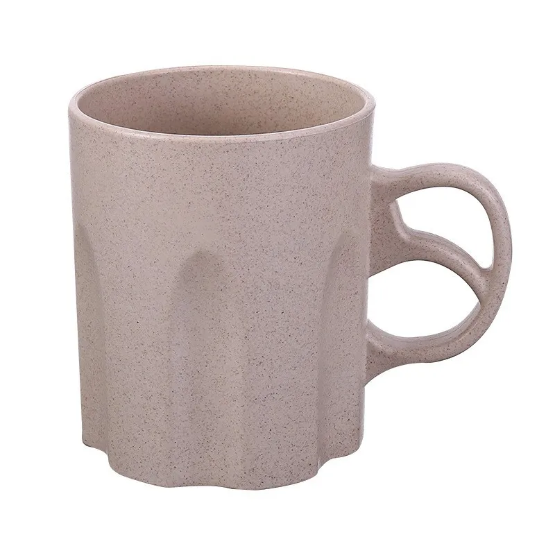  Bamboo Plastic Toothbrush Holder Water Bottle