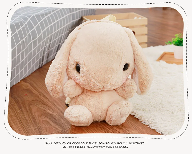 plush rabbit backpack