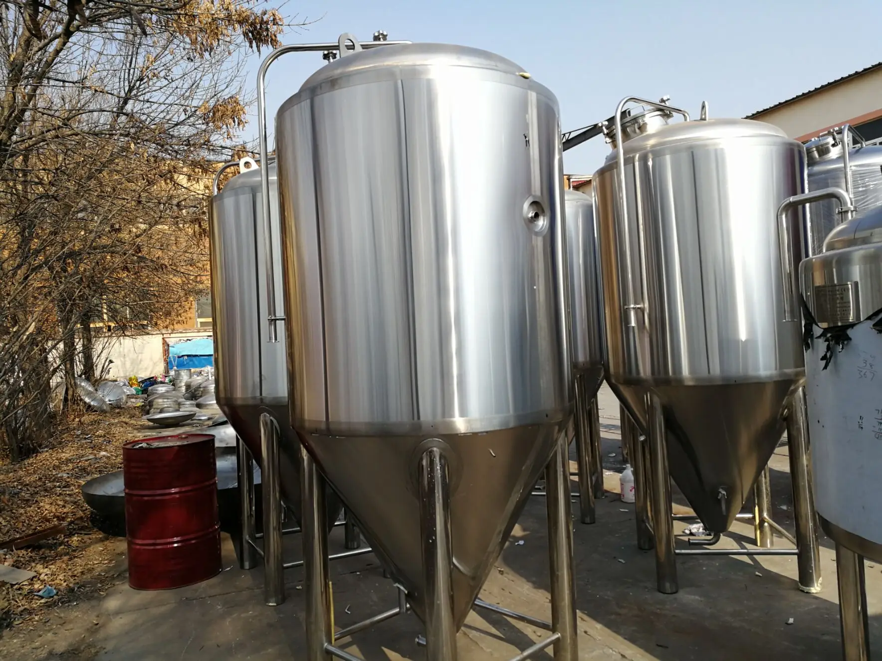 400L 600L 800L stainless steel home brewery equipment/ steam jacket brew kettle