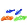 Reusable Silicone Ear Plugs Waterproof Hypoallergenic Ultra Comfortable Noise Reduction Earplugs for Swimming Concerts