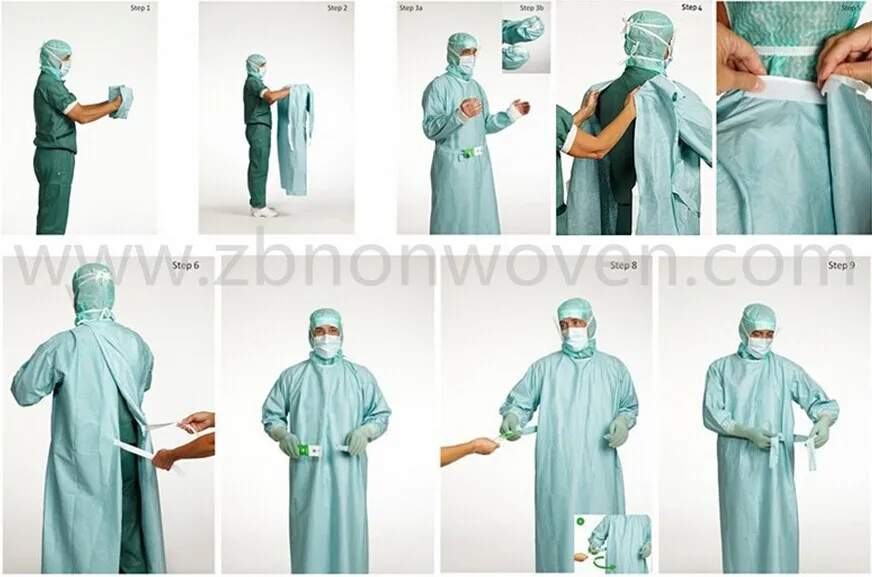 Cheap Disposable Medical Gowns Sugical Clothing For Importer Surgical