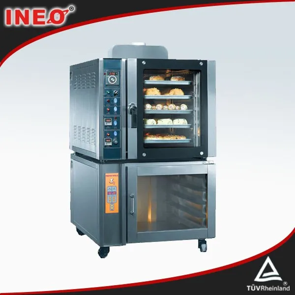 Hohe effizienz gaskonvektion backofen mit gärschrank/Kuchen backen