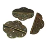 Wenzhou factory 69x53mm 180degree antique bronze pattern hinge for box