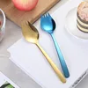 Travel spoon fork stainless Set for Salad spoon and fork