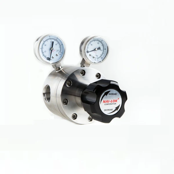 Stainless Steel 316 Air Pressure Regulator 3000pis 1 Inch Big Flow