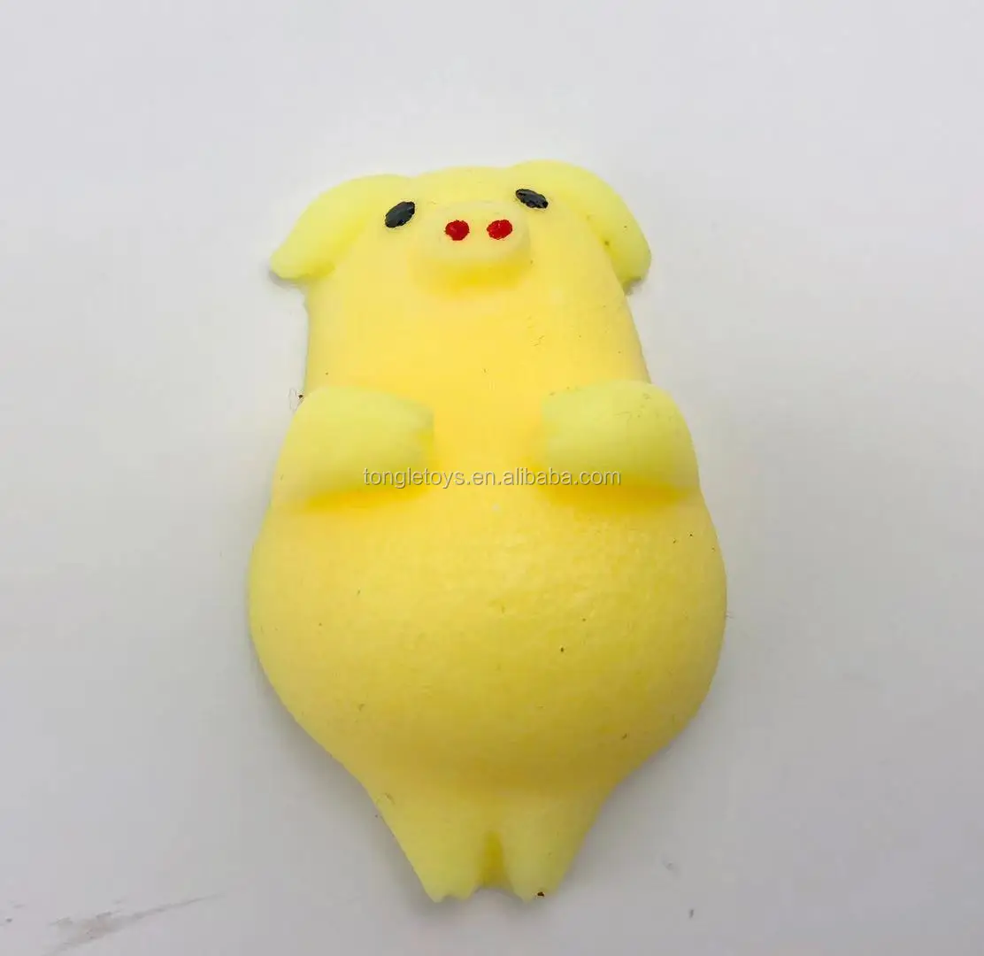 Tpr Cute Mochi Pig Custom Kawaii Squishy Ball Soft Slow Rising Toy 3d ...