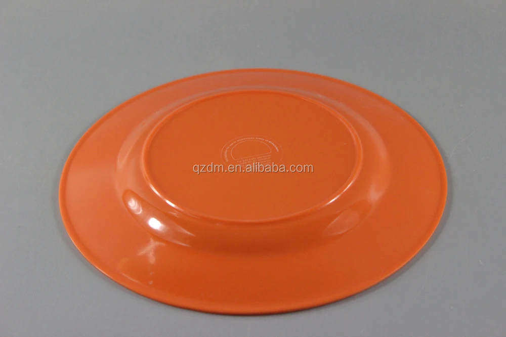 Orange Color Melamine Dish,Melamine Orange Plate