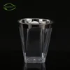 Direct factory wholesale transparent raw materials hard juice polystyrene water clear dessert plastic cups disposable