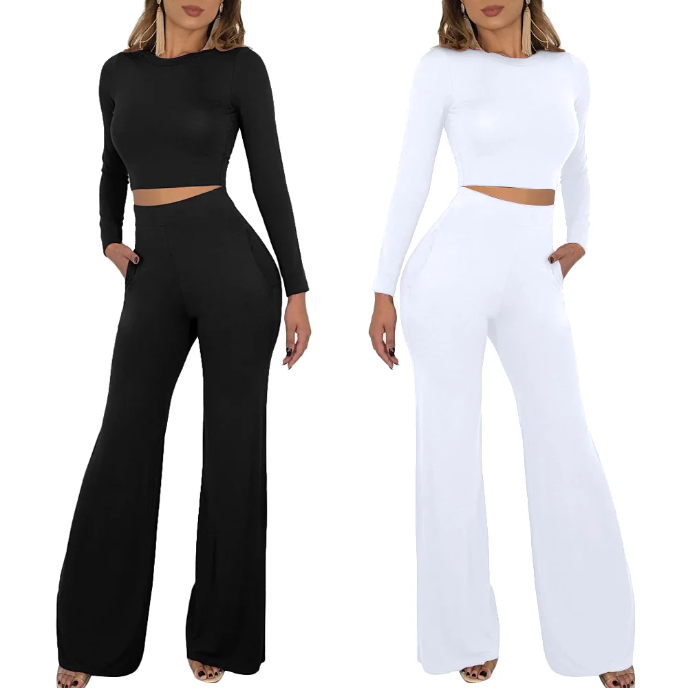 2 piece set flare pants