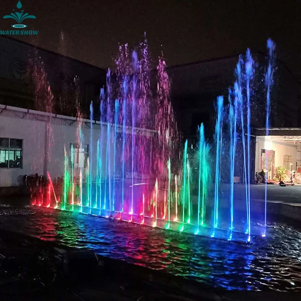 Factory Customize 20m Length Water Musical Dancing Fountain Show With