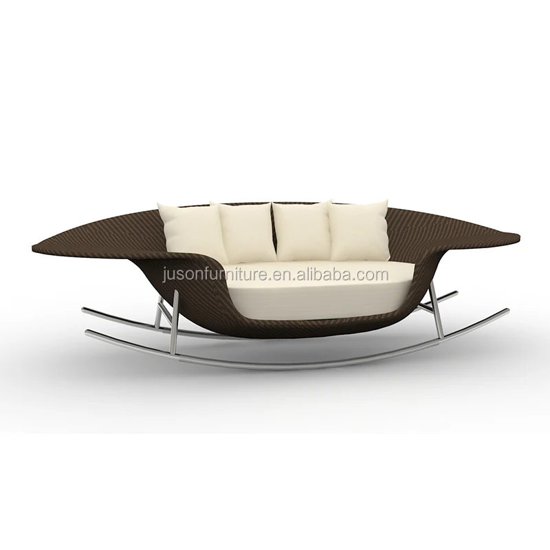 Royal Patio-sofá Cama De Ratán Para Exteriores,Mecedora,Playa,Tumbona