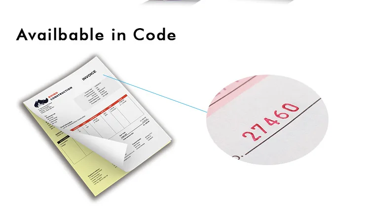  customized NCR forms book printing service