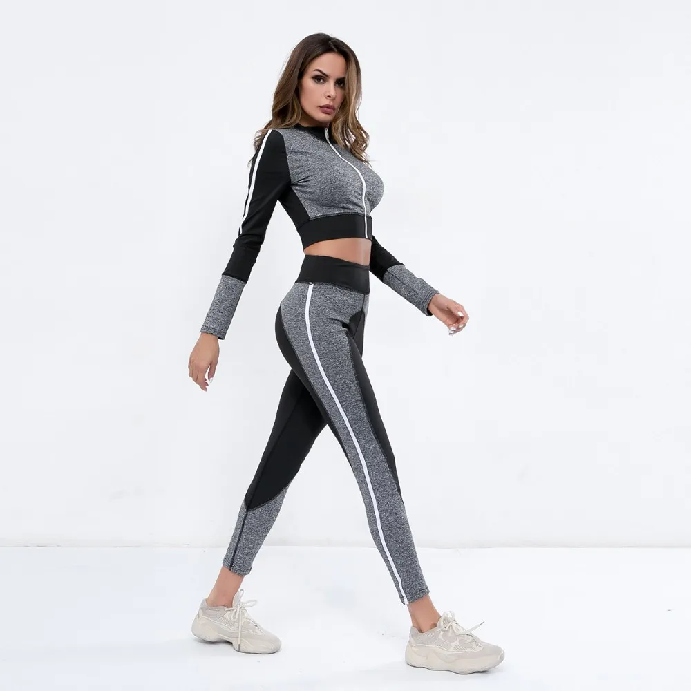 Cotton Private Label Activewear Sets For Women Autumn Tracksuits - Buy ...