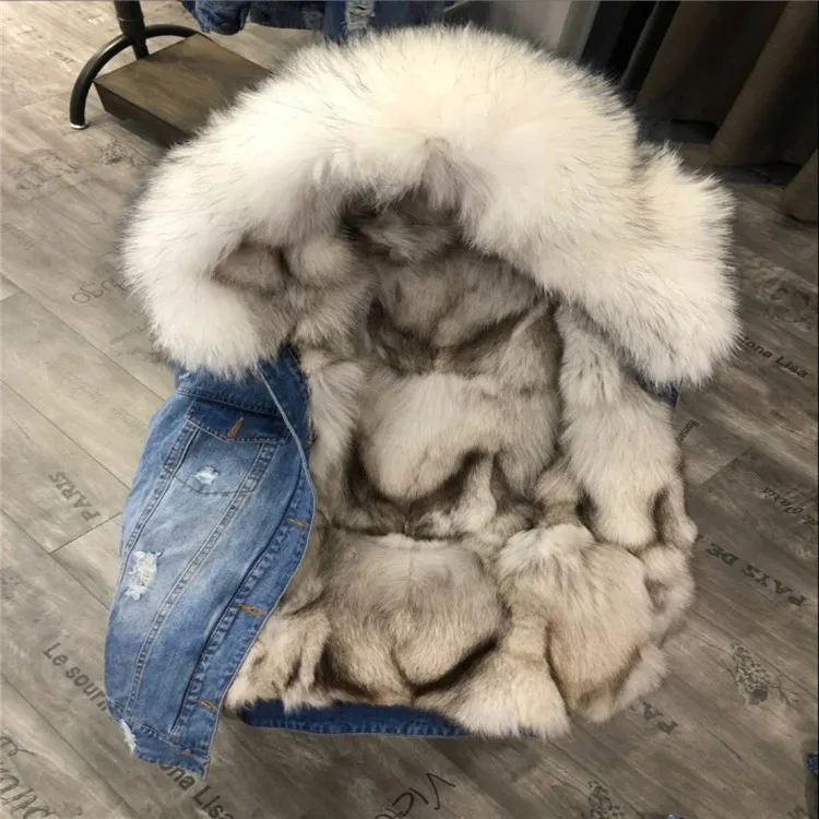fox fur parka jacket