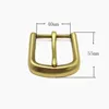 40mm Hot Sale Custom Belt Buckle Solid Brass Belt Pin Buckle