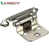 3/8 inch Satin Nickel Self-Closing Cabinet Door Hinge without Inset