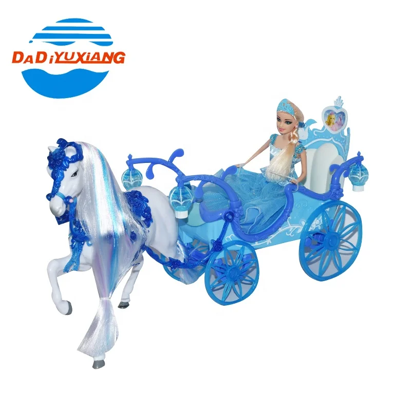 doll horse carriage