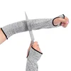 Multi Purpose Thumb Hole Level 5 Protection Slash Resistant Safety Arm Protection Cut Resistant Sleeves