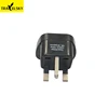 Travelsky 2018 travel 250v to 110v plug adapter with safety shutter africa 3 pin adaptor plug