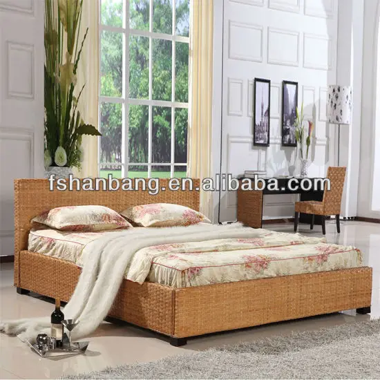 natural rattan furniture FRB401-16 bed.jpg
