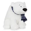 Strong Custom Aurora World Icy Bear Plush Polar Bears With Scarf Stuffed Toy