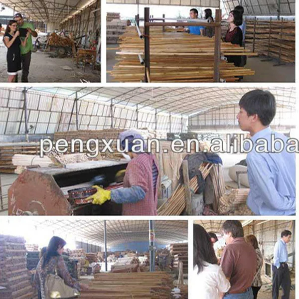 client visiting-wooden broom handle