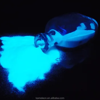 blue glow in the dark paint