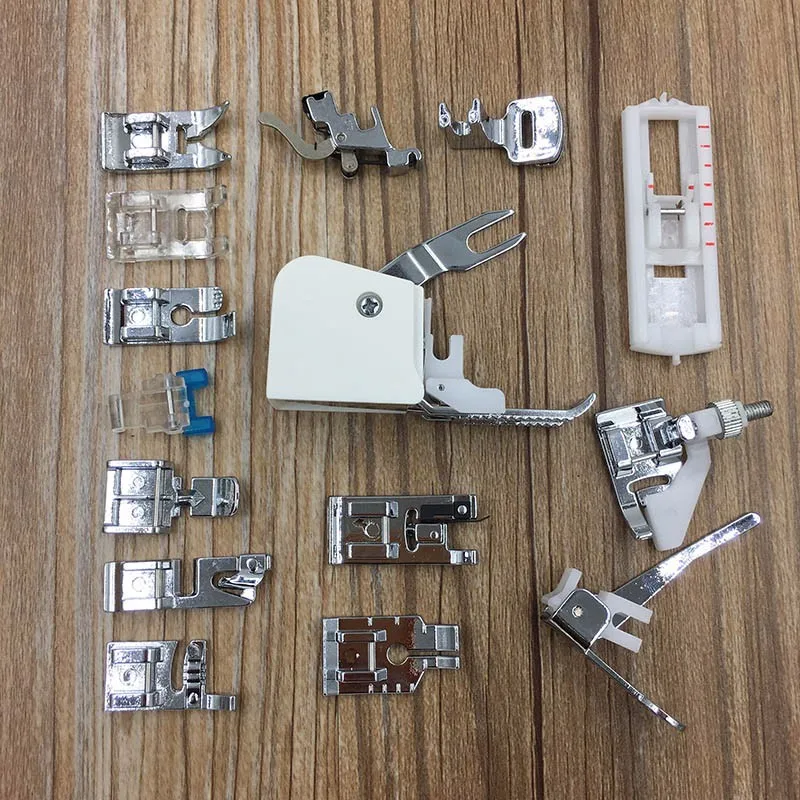 Embroider Sewing Machine Presser/walking Feet Kit 15pcs/set Presser ...