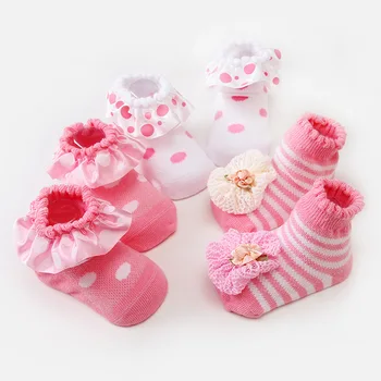 baby girl socks with ruffles