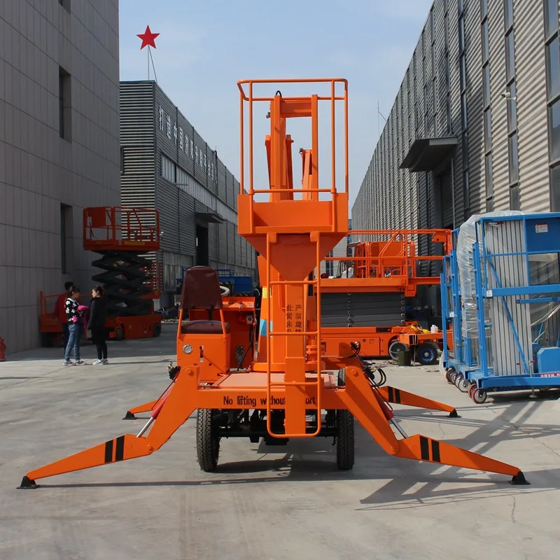 Towable Boom Lift Trailer Mounted Cherry Picker Man Lift For S Man Lift