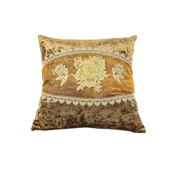 High End Unique Design Easy Carry Chinese Chair Plush Embroidery
