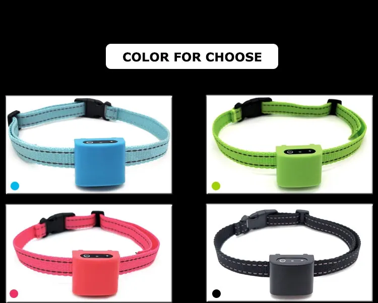 2019 New NO SHOCK Training Collar Rechargeable Electric Beep Vibration Dog Bark Collar