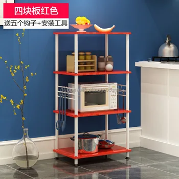 Moderno 4 Tier Mensole Da Cucina Mensola Rack Di Stoccaggio Armadio ... Moderno 4 Tier Mensole Da Cucina Mensola Rack Di Stoccaggio Armadio ...