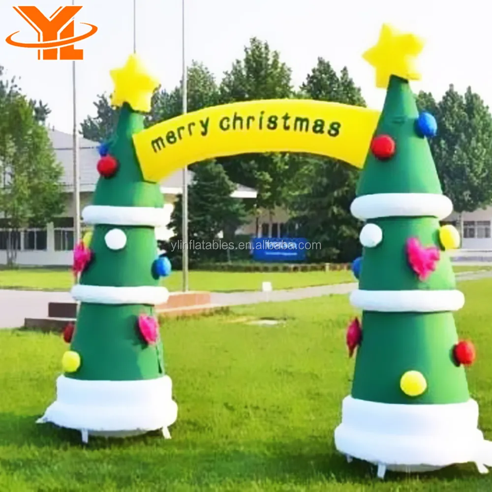 Inflatables Christmas Arches Decorations,Outdoor Santa Arches For Party