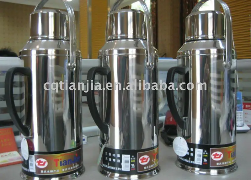 3.2l Insulated Thermos Thermal Vacuum Flask With Glass Refill Keep Warm