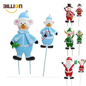 Holiday Reindeer Garden Stake Christmas Yard Decoration Metal Stakes Outdoor Decorations Holiday Reindeer Garden Stake Christmas Yard Decoration Metal Stakes Outdoor Decorations