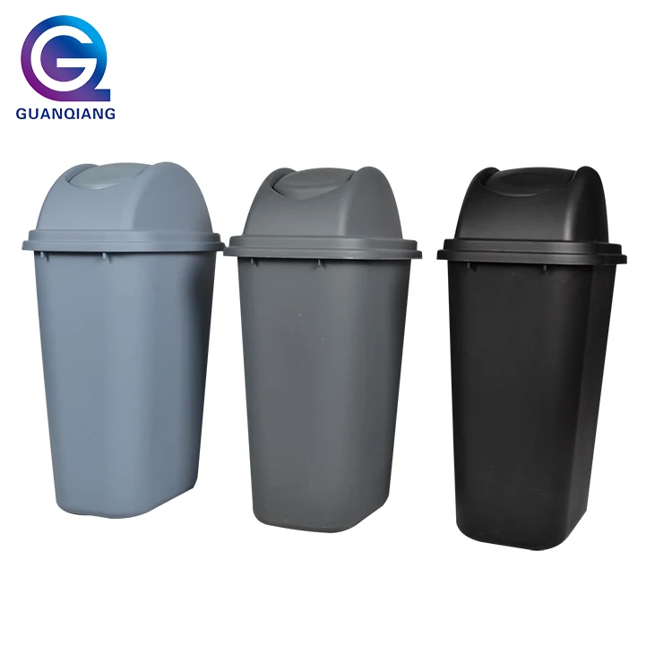 Plastic waste bin