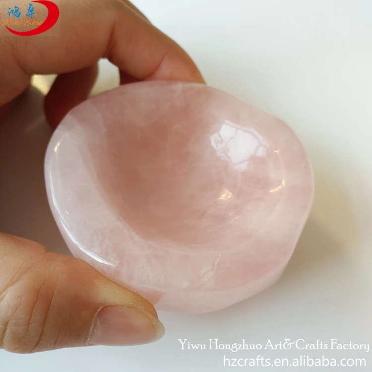 big rose quartz rock