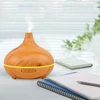 400ml Essential Oil Diffuser Wood Grain Diffuser with Auto Shut-off 7 Color Light Aromatherapy Oil Diffuser Humidifier