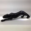 Hand Made Liuli crystal crafts Lifelike Leopard home Art furnishing articles.