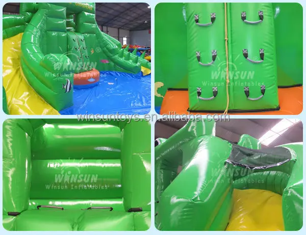 used inflatable water slide