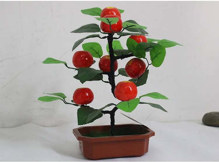 Artificial Bonsai Red Apple Tree For Home Decoration Buy Bonsai Apple Tree For Sale,Home