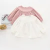 Girls Clothing Tops lovely Lantern Sleeve Baby cotton T-shirt Children's Clothes Cotton Long Sleeve T-shirts