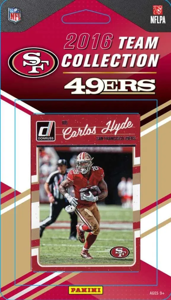 NFL San Francisco 49Ers 2016 Donruss NFL Team Set - San Francisco 49Ers, black, Small